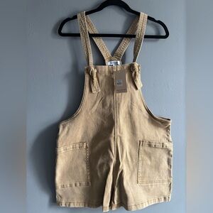 Women’s Tan Overalls